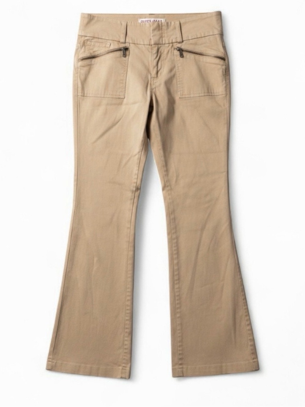 Guess Jeans Vintage Khaki Bootcut Pants Womens 30 Large